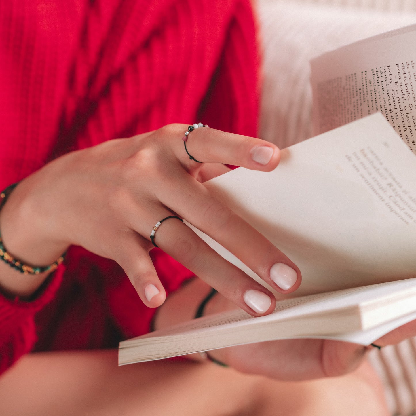 Morse code ring "L"