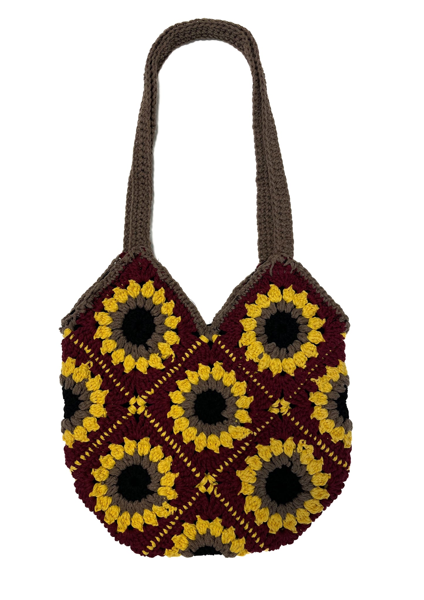 Crocheted bag "Sunflower"